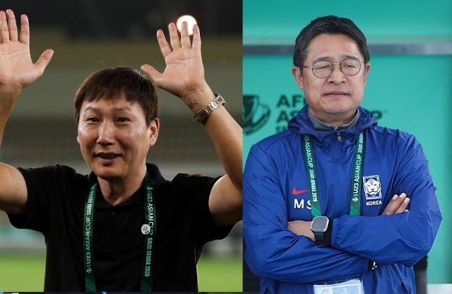 Báo Hàn so sánh cách HLV Kim Sang-sik và Lee Min-sung trở về từ U23 châu Á