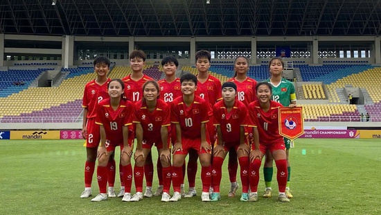 Vietnam U16 girls’ team feels regret after missing out on the Southeast Asian final again