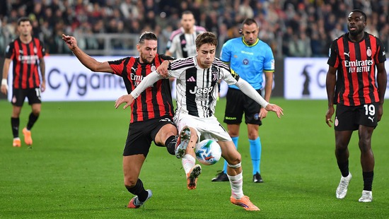 Milan and Juventus ended in a stalemate