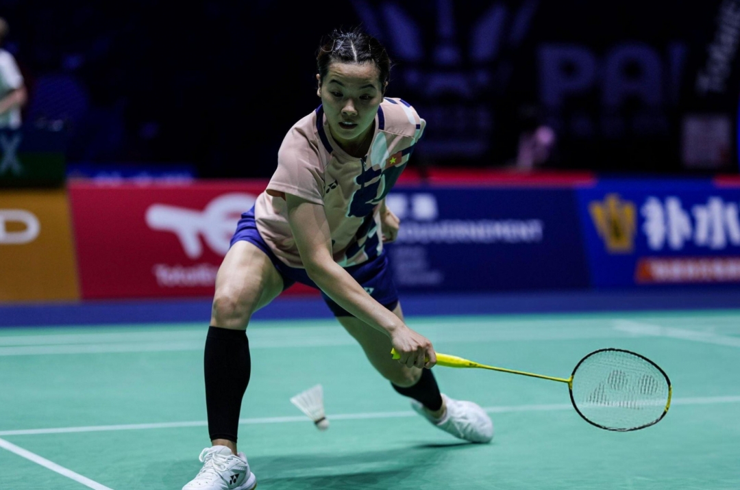 Nguyễn Thùy Linh impressively reached the round of 16 at the World Championship.