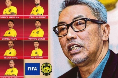 CAS issues a warning about 7 Malaysian naturalized players being 'invalid'