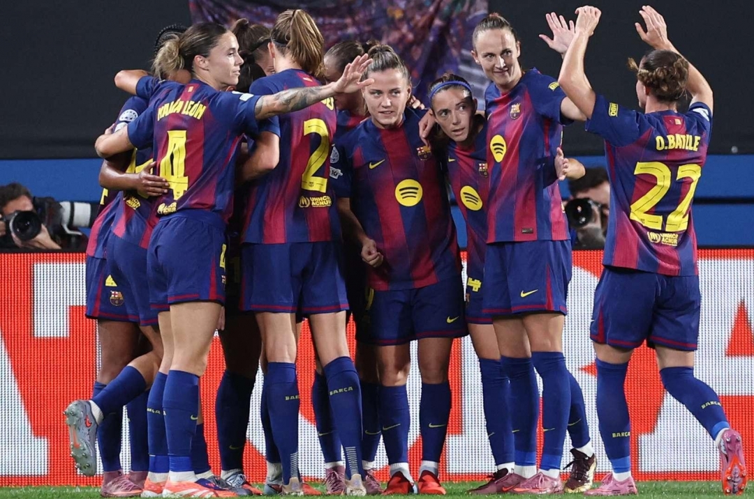 Ballon d&#39;Or shines, Barca women crush Bayern Munich with a 7-1 scoreline