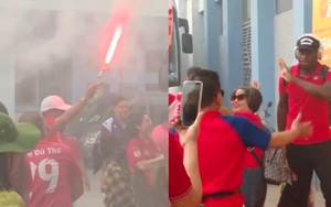 Foreign player in V-League encounters incident with fans' flares
