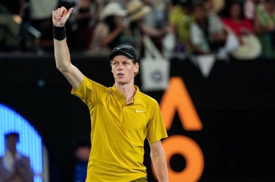 Tennis schedule for 26/1: Sinner favored to reach the Australian Open quarterfinals