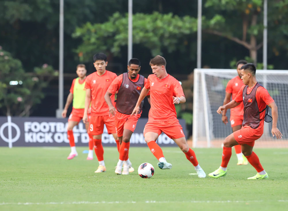 Đội hình xuất phát Việt Nam vs Philippines: Adou Minh và Williams Minh Hoàng đá chính - Ảnh 2.