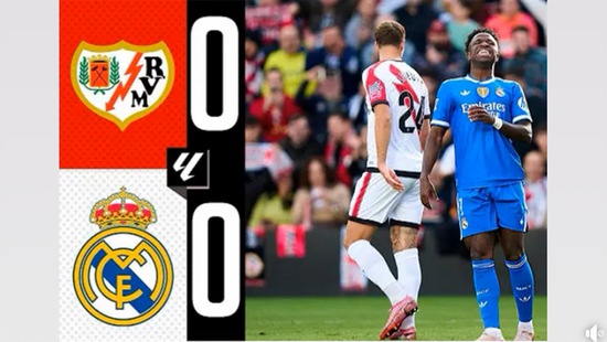 Mbappe, Bellingham, Vinicius Jr powerless as Real Madrid are held to a draw at Vallecano