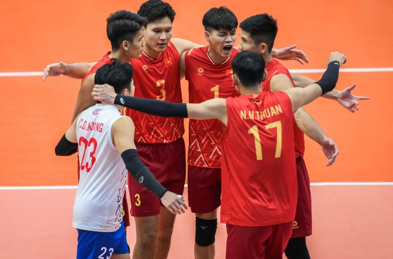 Live volleyball match Vietnam vs Indonesia, 3:00 PM today, 18/12