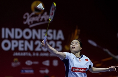 Live badminton match: Nguyễn Thùy Linh vs Lin Hsiang-ti, 5:10 PM today, January 21
