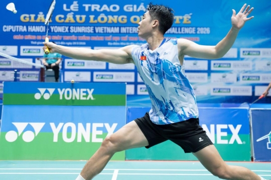 Vietnam's badminton now has only one remaining representative at Ciputra Hanoi 2026.