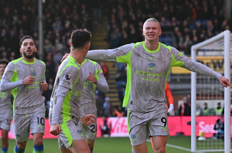 哈蘭德再度破門,曼城緊追阿森納領先位置