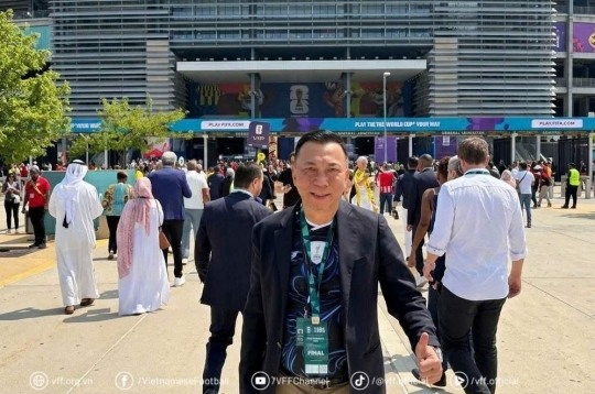 President of the Vietnam Football Federation attends the 2026 World Cup final