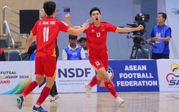 Vietnamese futsal team accepts invitation to compete in international tournament in Thailand, facing Russia in the opening match