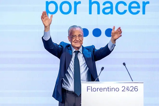 Florentino Perez tái đắc cử chủ tịch Real Madrid - Ảnh 1.