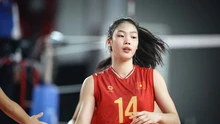 A 17-year-old Vietnamese outside hitter standing 1.9 meters tall helped her team defeat the club coached by Tuấn Kiệt, earning a prestigious medal.