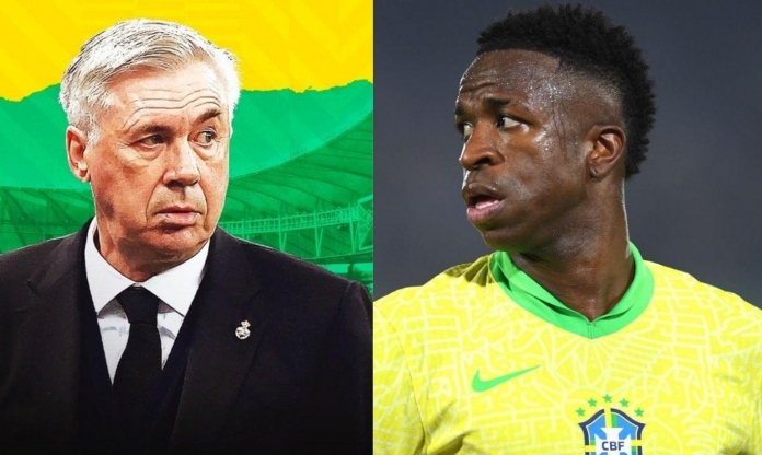 Vinicius nhận phán quyết tàn nhẫn từ HLV Carlo Ancelotti tại Brazil