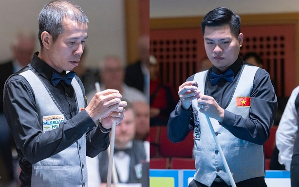Overthrowing the former Turkish champion, Vietnam advances to the semifinals of the World Team Three-Cushion Billiards Championship.