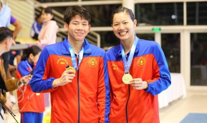 Ánh Viên chia sẻ cực xúc động khi Quang Thuấn giành HCV đầu tiên ở SEA Games