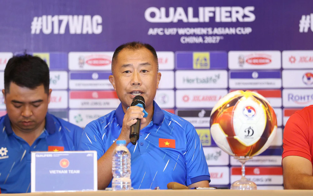 U17 nữ Việt Nam quyết giành ngôi đầu bảng vòng loại châu Á - Ảnh 1.