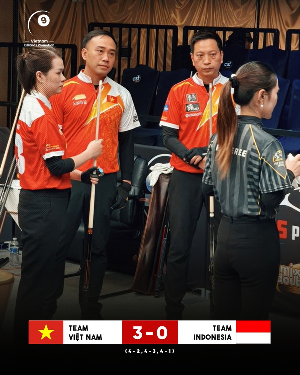 ĐT billiards Việt Nam thua Áo 2-3, dừng chân ở tứ kết giải thế giới - Ảnh 1.