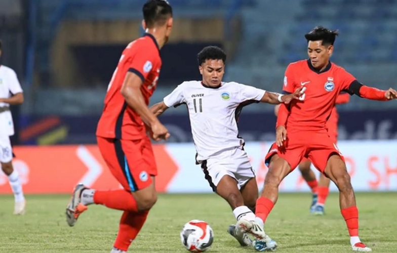 Today's football schedule on 6/12: What time is the U22 Singapore vs East Timor match?