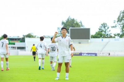 Quang Hai's son draws attention, Vietnam team sets high expectations