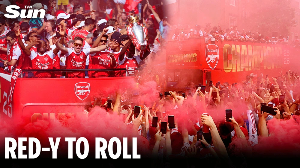 1 triệu người nhuộm đỏ London mừng Arsenal vô địch Ngoại hạng Anh - Ảnh 14.