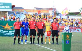 Singaporean referee officiates the National Cup final.