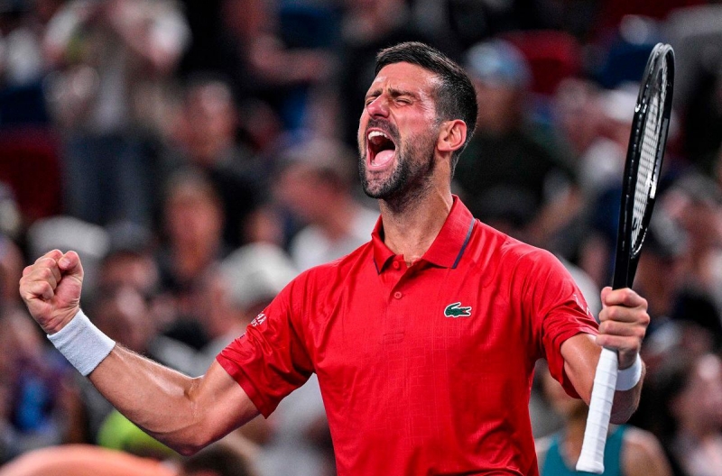 What did Djokovic say after escaping defeat at the Shanghai Masters 2025?