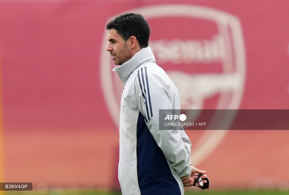 HLV Arsenal Mikel Arteta. Ảnh: AFP/TTXVN HLV Arsenal Mikel Arteta. Ảnh: AFP/TTXVN