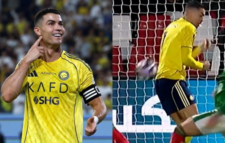 Ronaldo scored with his back, yet Al Nassr still failed to secure a win