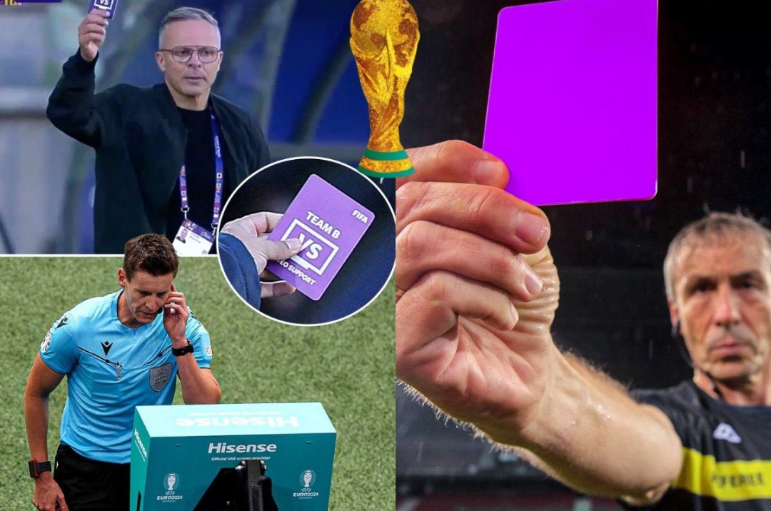 OFFICIAL: The purple card makes history at the World Cup