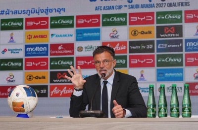 Thailand's lackluster draw with China leaves European coach pleased