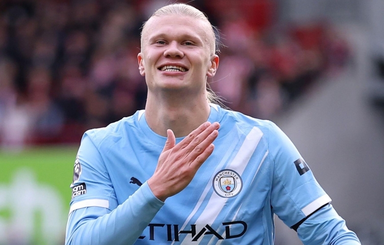 Erling Haaland sits alongside 2 legends