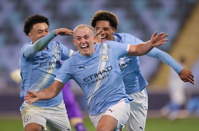 Manchester City wins 4-1, sets up FA Cup final clash with Manchester United