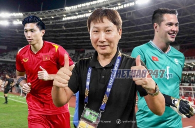 Coach Kim Sang-sik calls up a series of 'giants' for Vietnam's national team against Malaysia