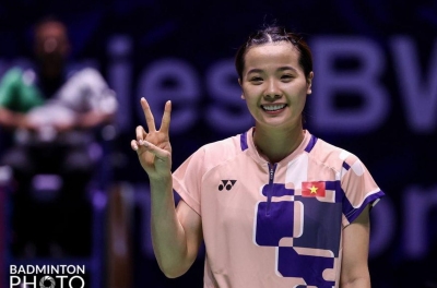 Nguyễn Thùy Linh receives good news on the world badminton rankings