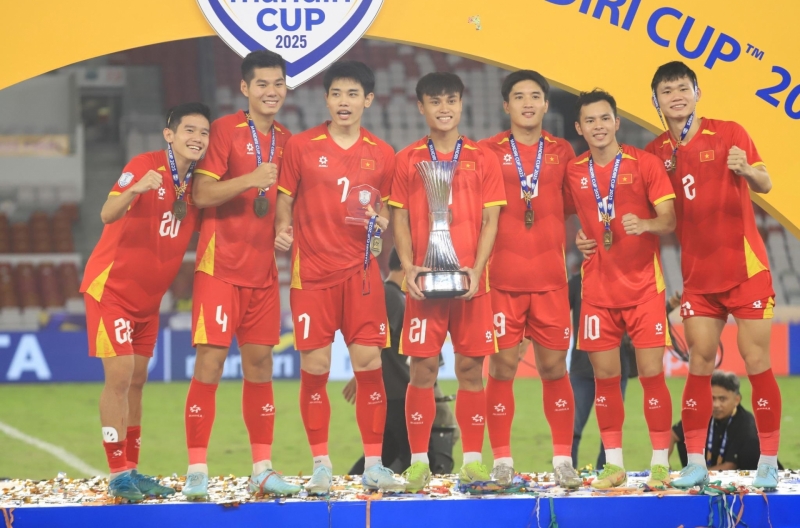 The U23 Vietnam team makes up more than half of the best XI in the U23 Southeast Asia Championship.
