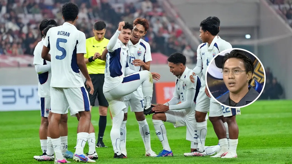 Ghi bàn đẹp mắt trước khi gặp U23 Việt Nam, sao trẻ Thái Lan được danh thủ 4 lần vô địch SEA Games khen ngợi - Ảnh 1.