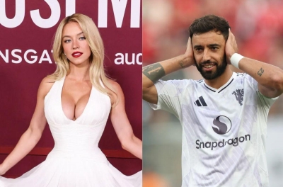 Sydney Sweeney creates a buzz by mimicking Bruno's celebration, drawing comparisons to Ronaldo