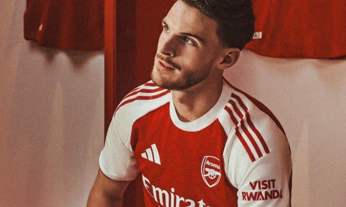 Ngôi sao hay nhất Arsenal hết lời ca ngợi Declan Rice