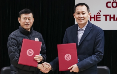 Coach Thạch Bảo Khanh officially returns to Thể Công Viettel