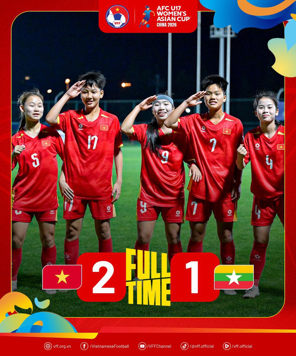 Vào tứ kết châu Á, U17 nữ Việt Nam nhận thưởng "nóng" 500 triệu đồng - Ảnh 1.