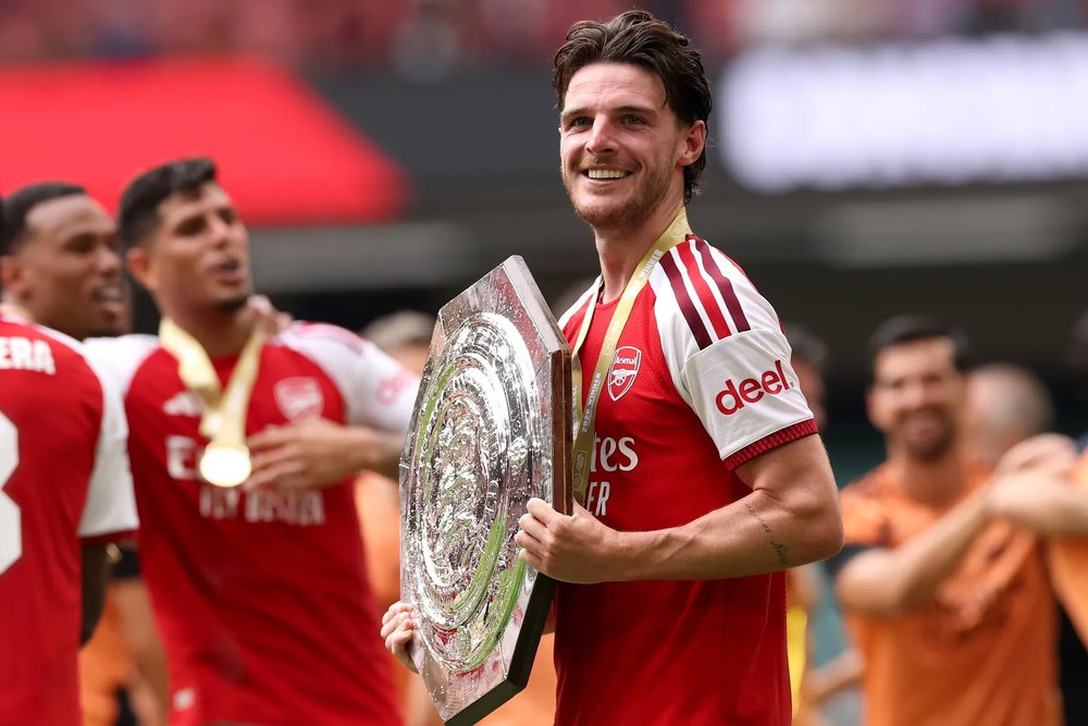 Arsenal đánh bại Man City để đoạt siêu cúp Anh. Ảnh: CLB Arsenal