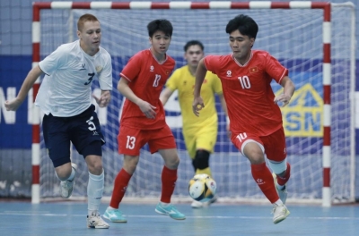 Live futsal Vietnam vs Russia, 6:00 PM today, August 1st
