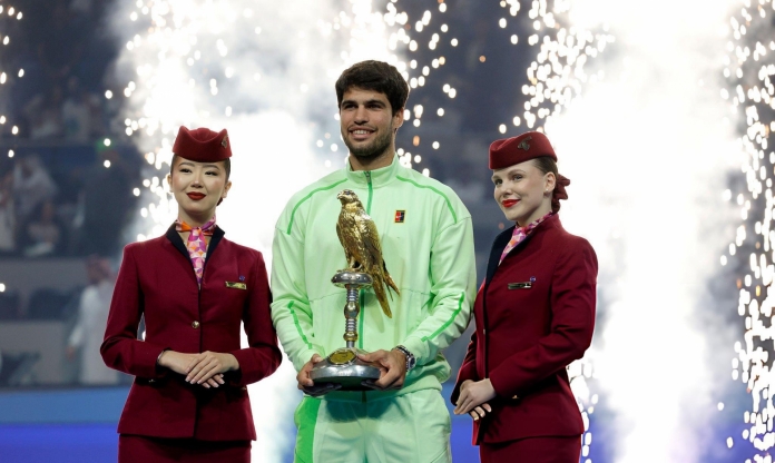 Đè bẹp Fils, Alcaraz lần đầu vô địch Qatar Open