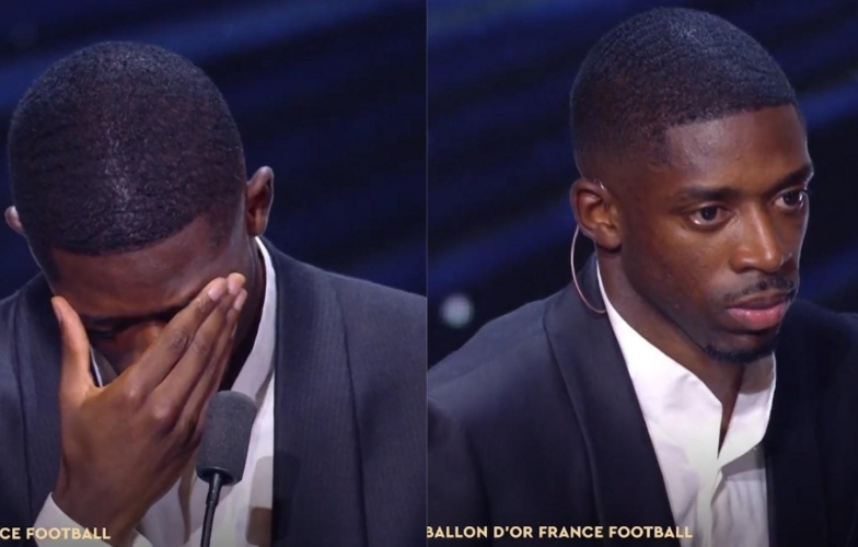 Dembele breaks down in tears