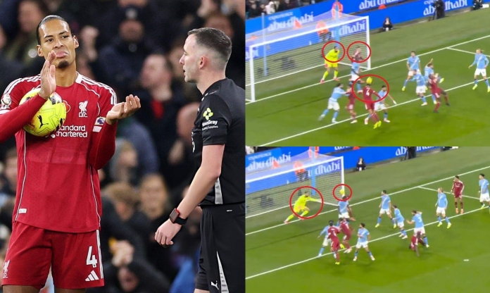 Bàn thắng của Van Dijk bị 'cướp trắng trợn' trước Man City?