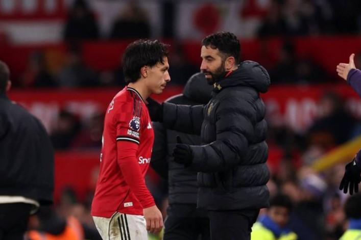 Amorim had a fierce confrontation with a Manchester United star before being dismissed.