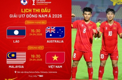 Schedule for the 2026 Southeast Asia U17 Championship Final