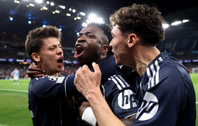 Vinicius Jr angered Manchester City with a controversial celebration.